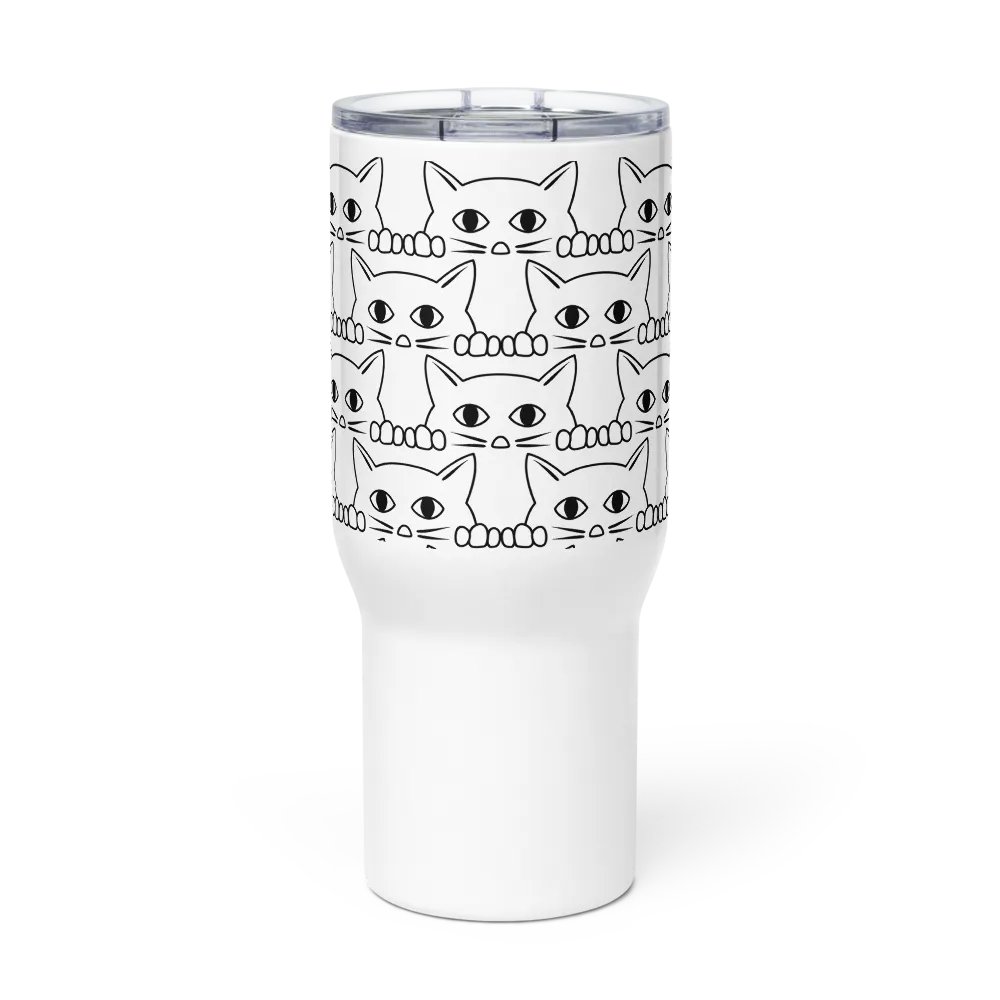 Peeping Kitten 25 oz Travel Mug product image (4)