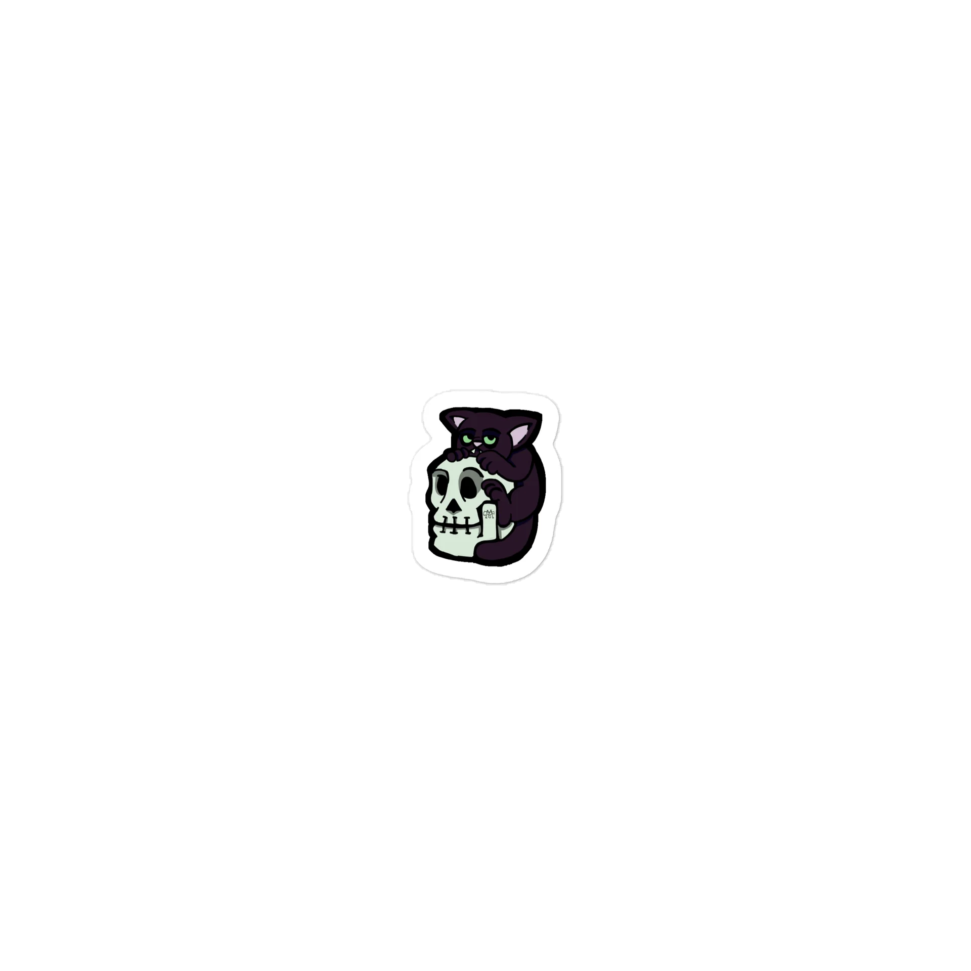 cat skull black product image (1)