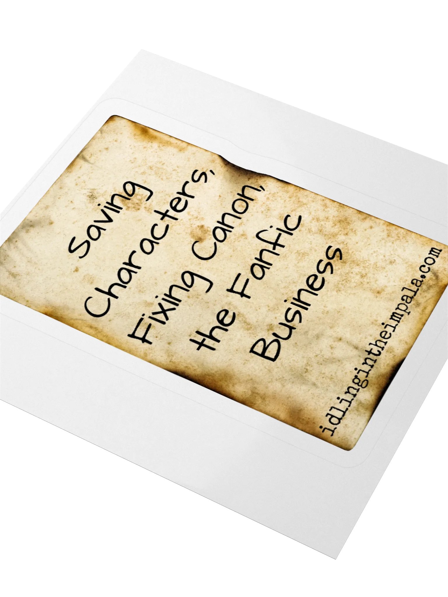 Fic Writer's Motto Sticker product image (3)