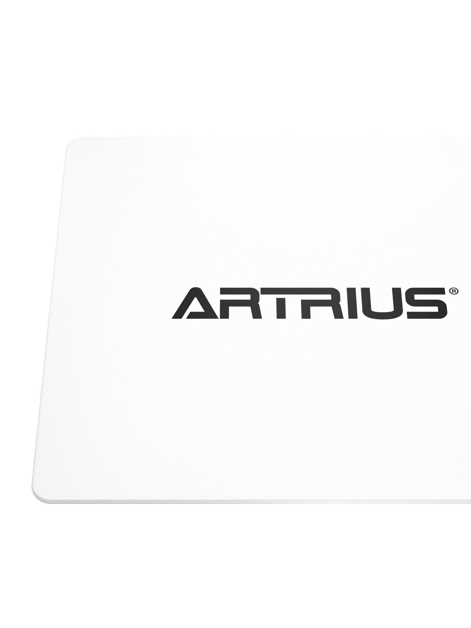 ARTRIUS Logo Gaming Mouse Pad – White product image (7)