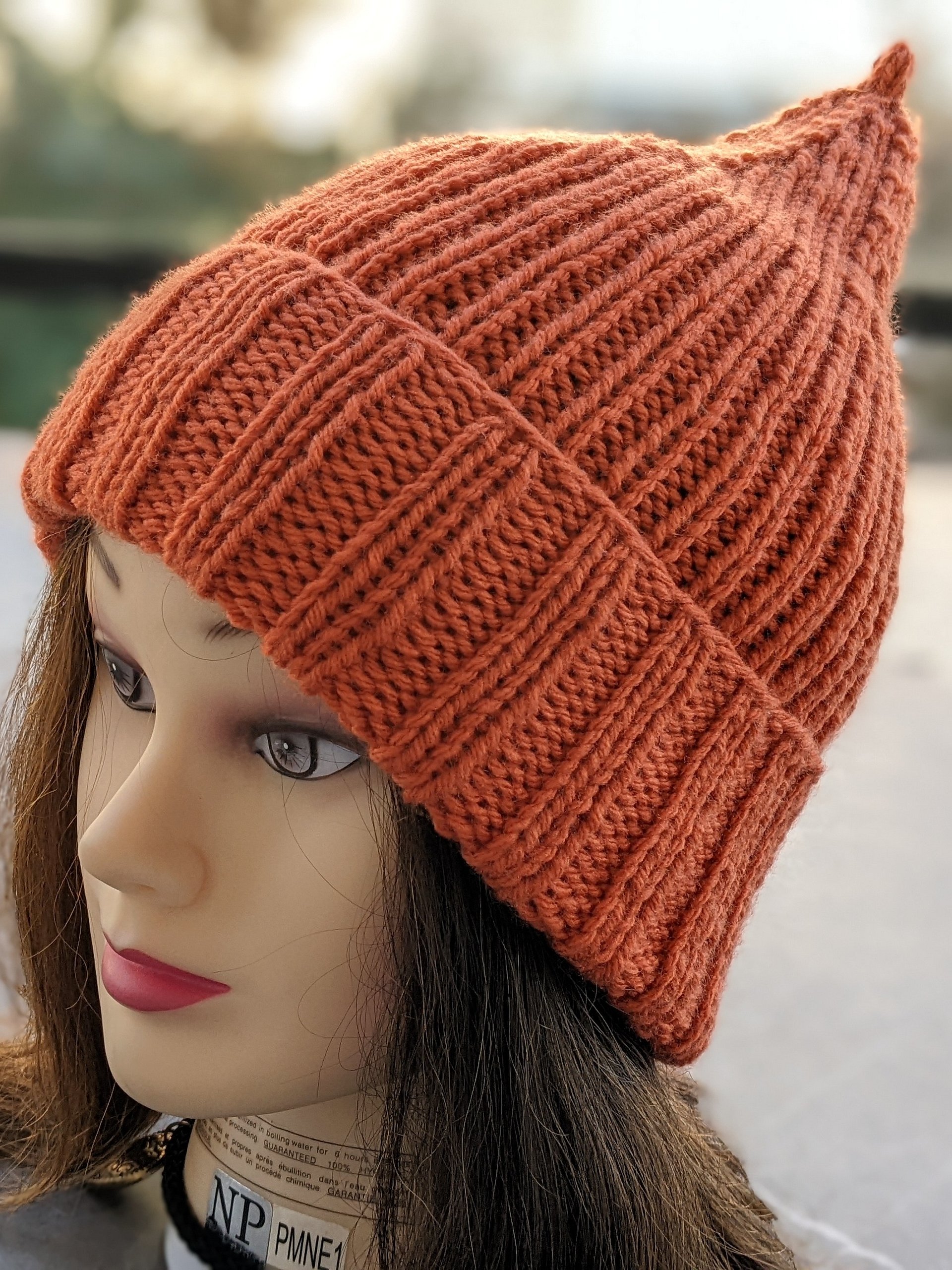 Knit Pumpkin Hat Pattern product image (8)