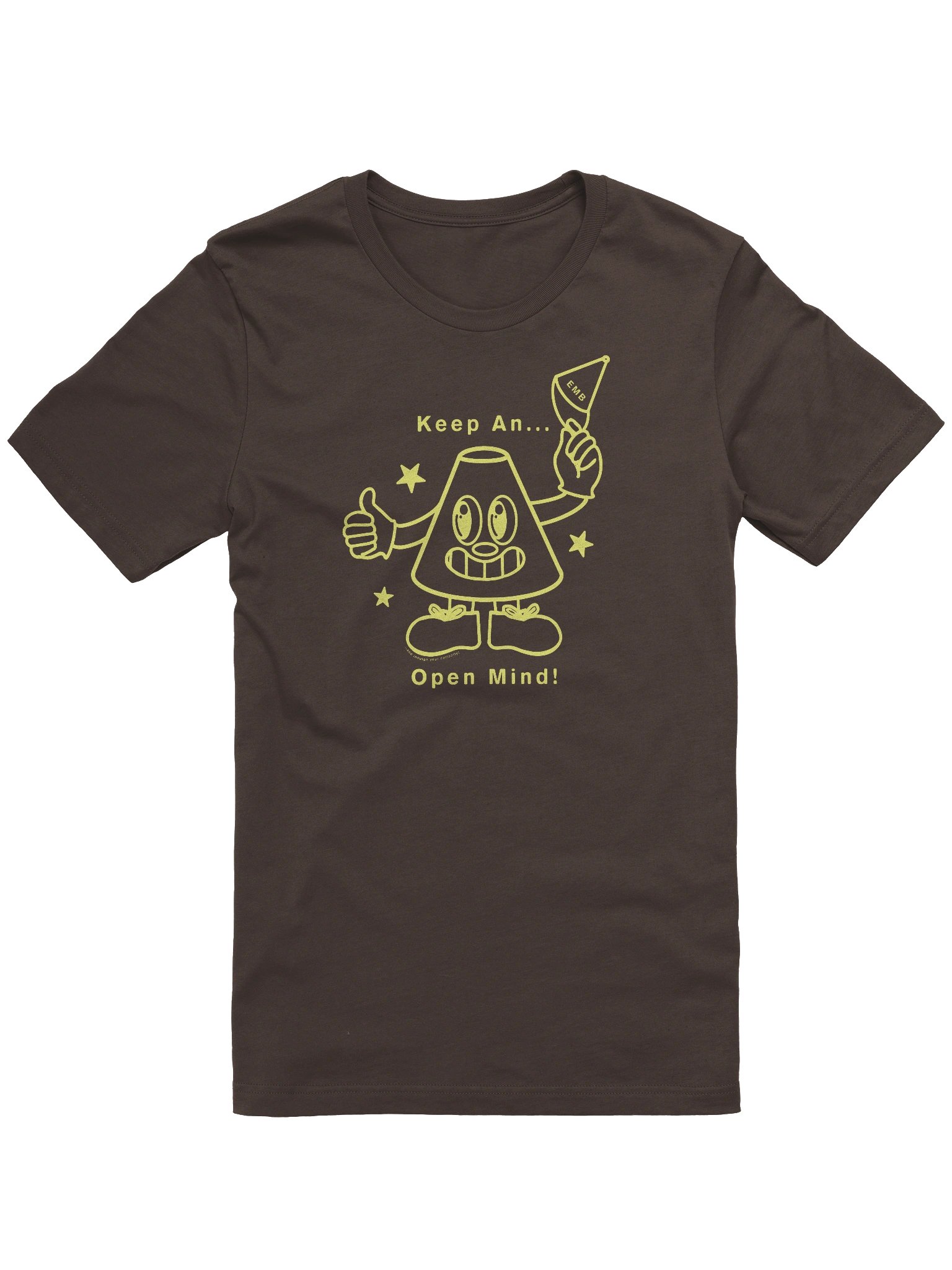 Keep An... Open Mind! Yellow on Brown & Vintage Black product image (1)