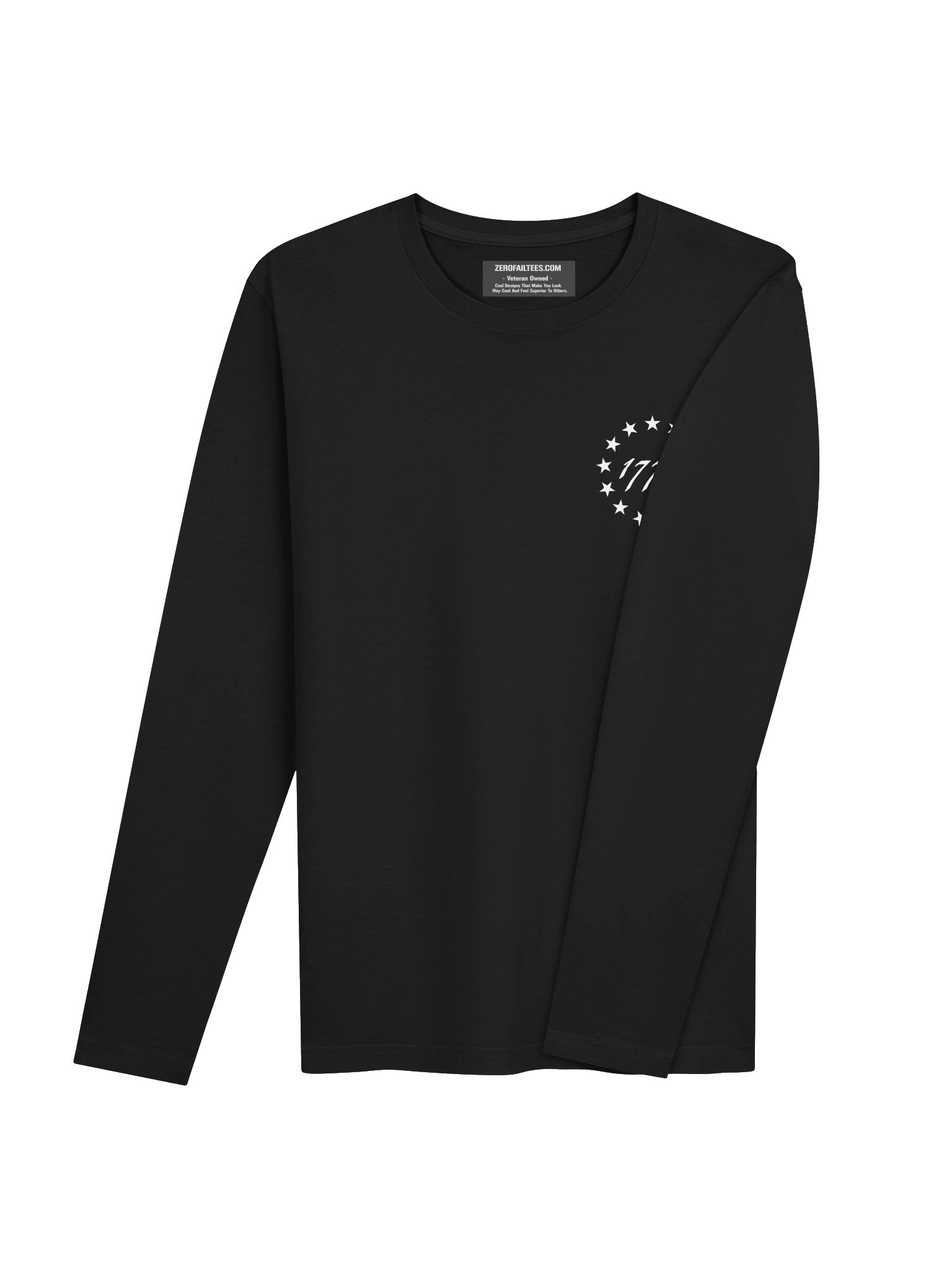 The “1776" Cotton Long Sleeve T-Shirt product image (7)