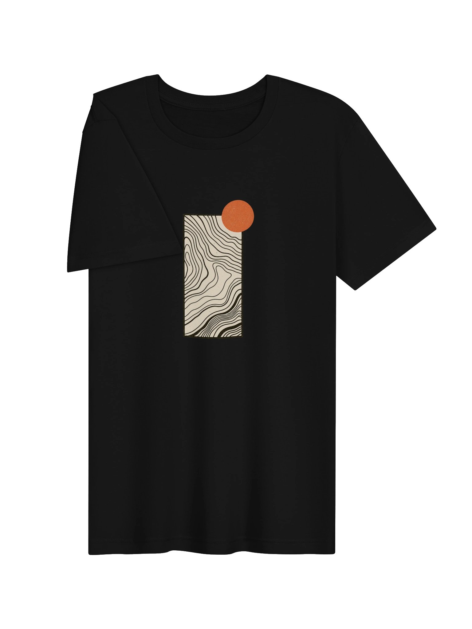 Topographic Flow — Women's Graphic T-Shirt product image (24)