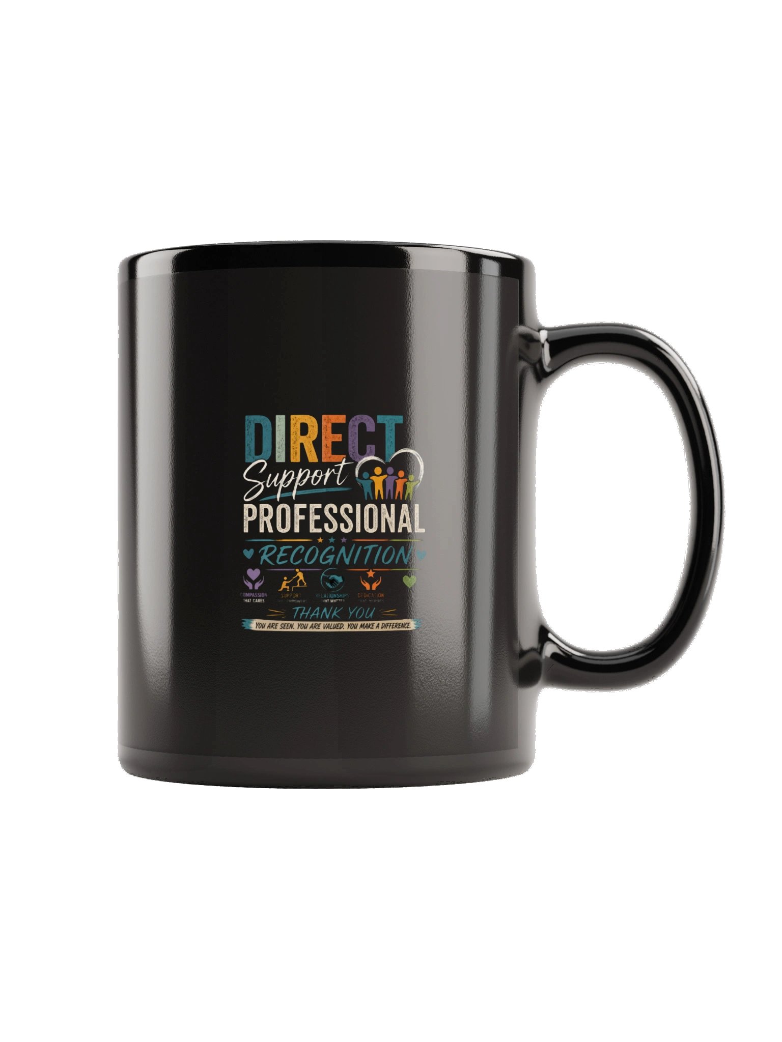DSP Recognition Black Glossy Mug product image (3)