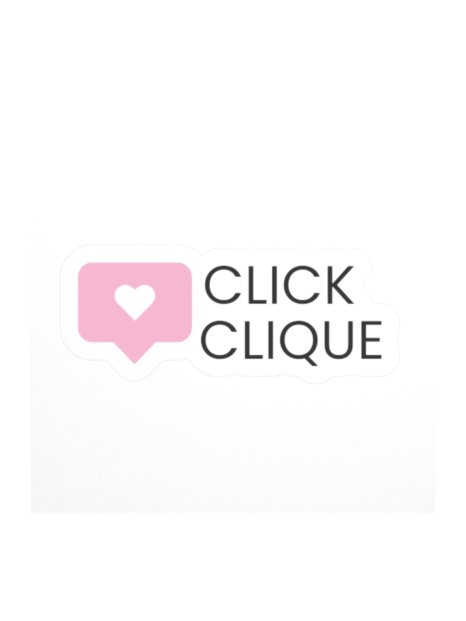 Click Clique Logo Kiss Cut Sticker product image (1)