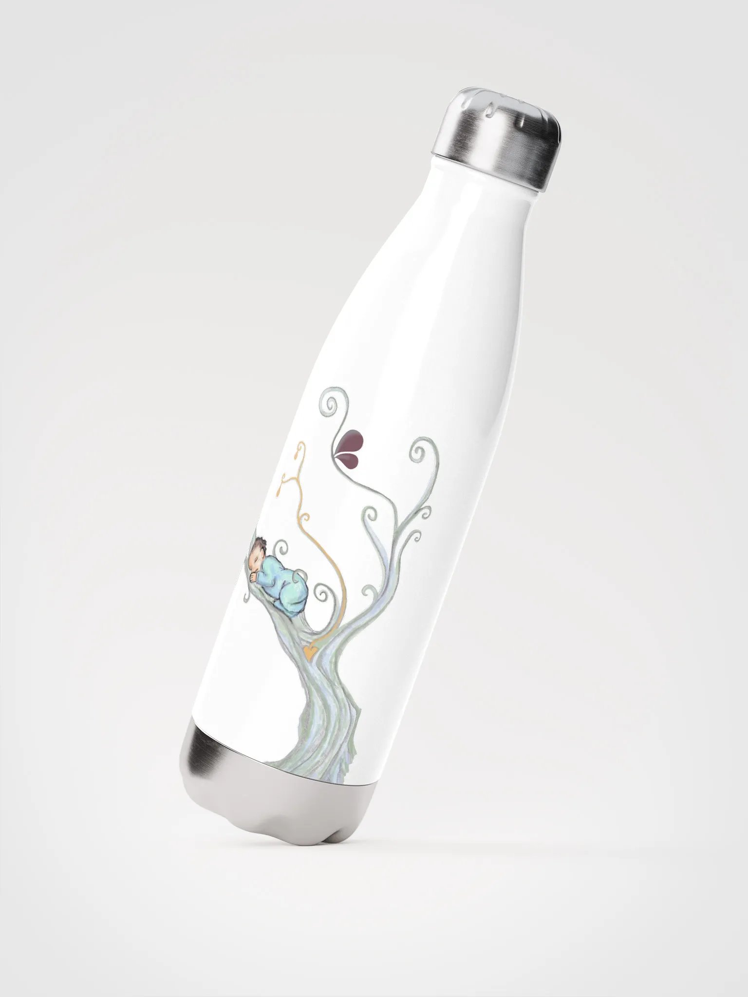 Lactation Tree Stainless Steel Water Bottle product image (2)