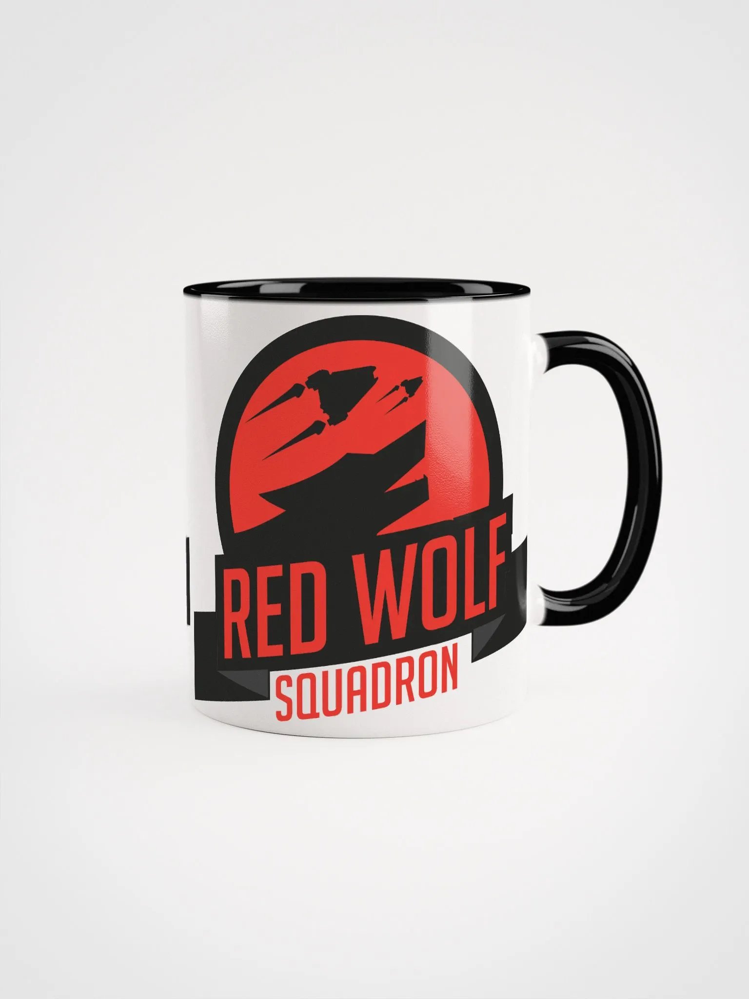 Red Wolf Squadron Accent Mug product image (1)