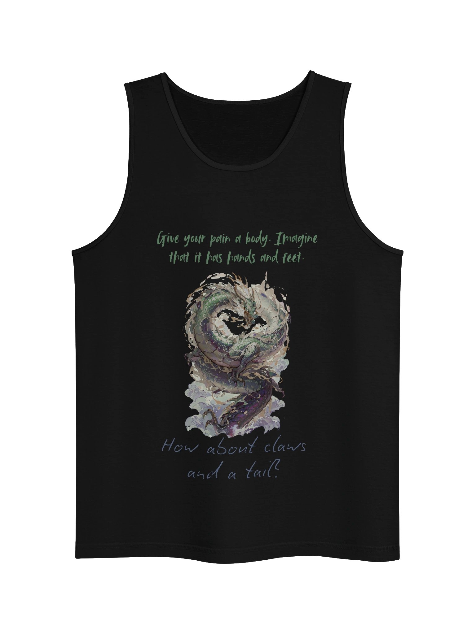 Give Your Pain a Dragon Garment-Dyed Tank product image (1)