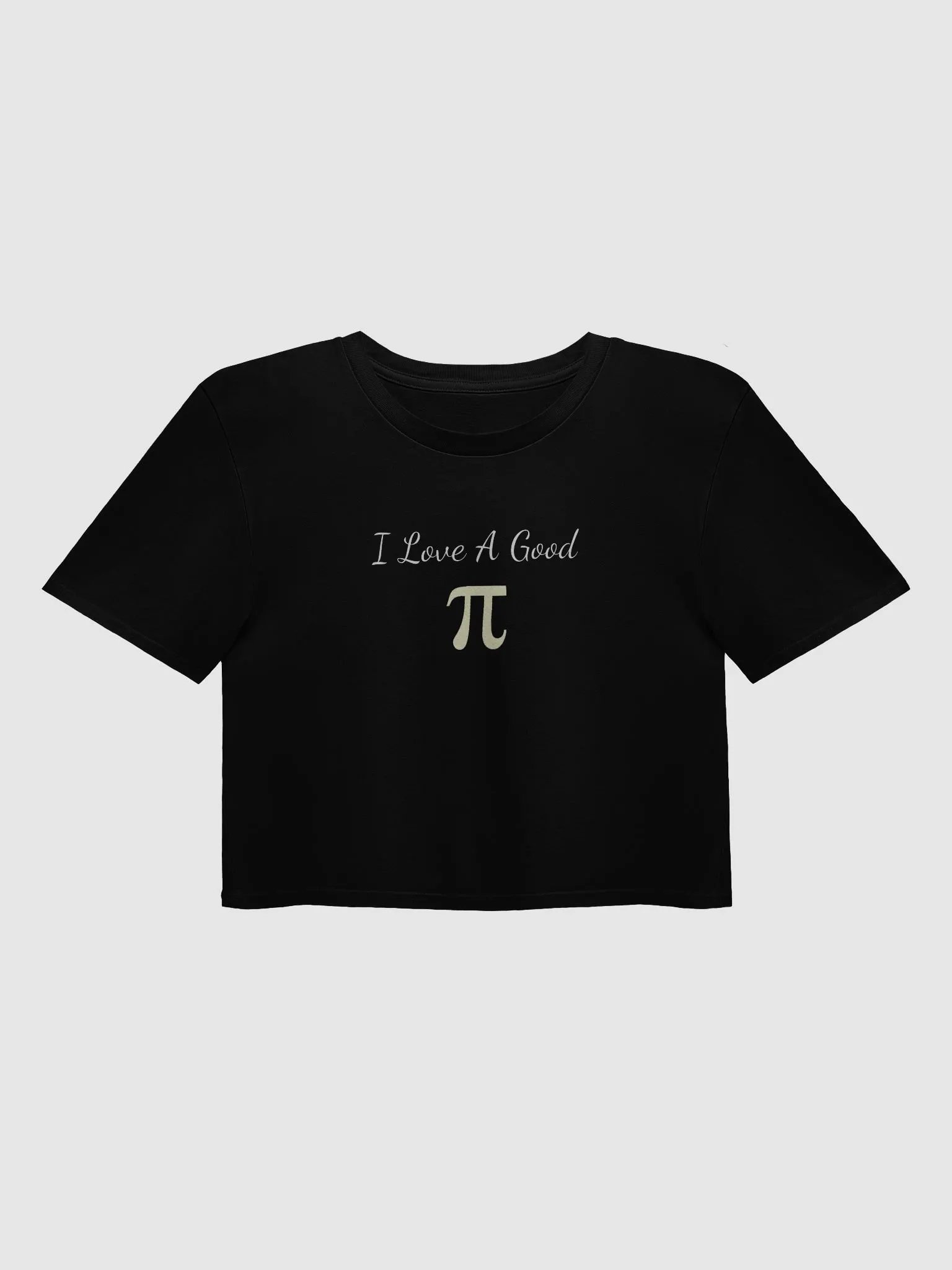 Cream ""pi" Crop Top product image (1)