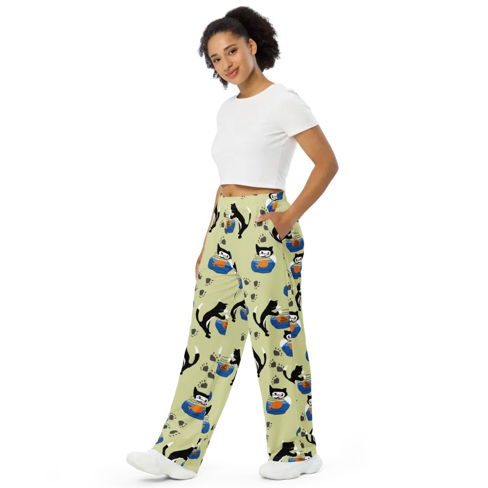 Cat and a Fishbowl Wideleg Pants product image (4)