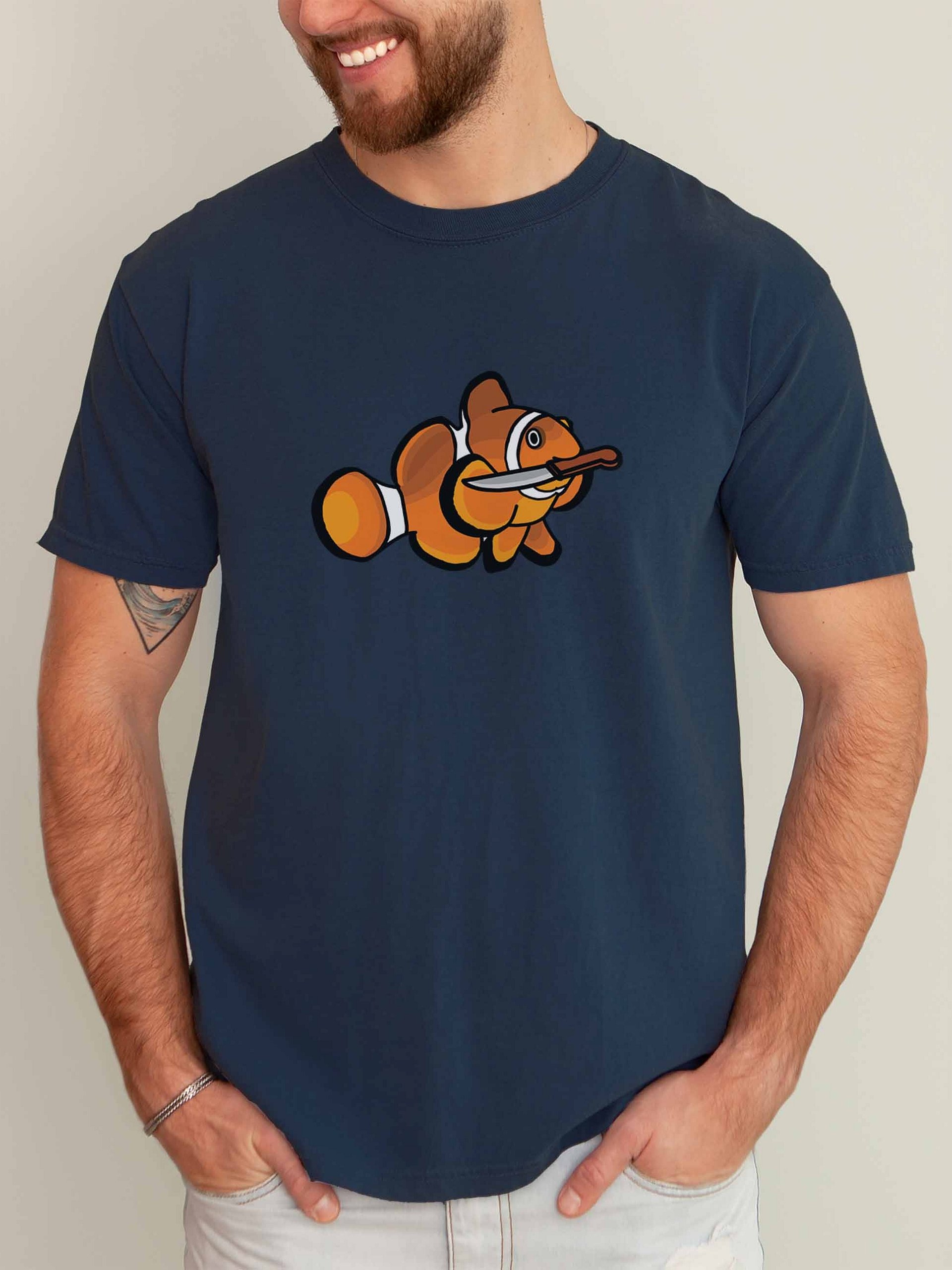 Angry Clownfish T-Shirt for Reef Aquarium Lovers product image (2)