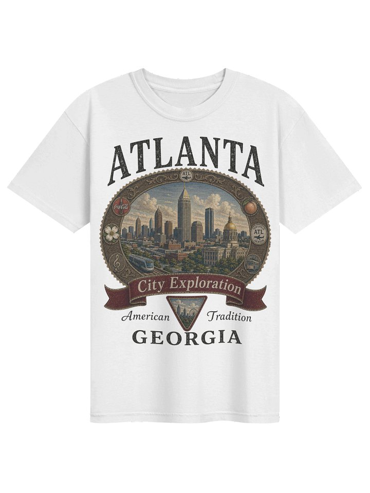 Vintage Atlanta Shirt, Georgia Graphic Tee, Comfort Colors 1717 Southern Travel Souvenir T-Shirt product image (1)