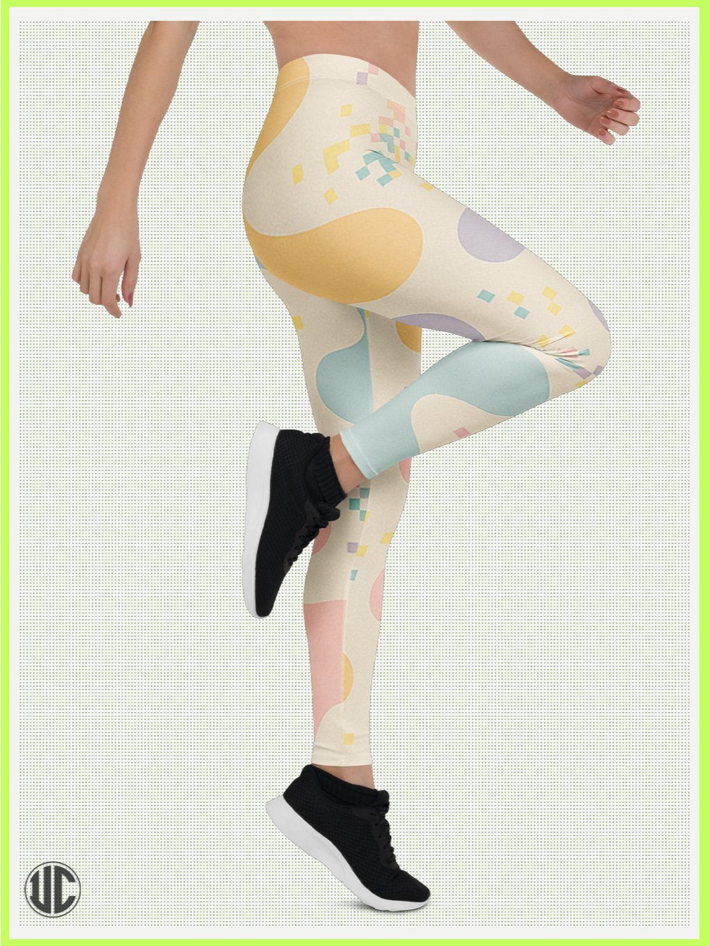 Theo's Digital Wave – Women’s Leggings product image (3)