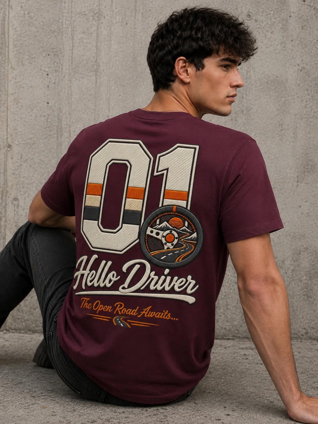 Hello Driver – Vintage Open Road Car T-Shirt product image (109)