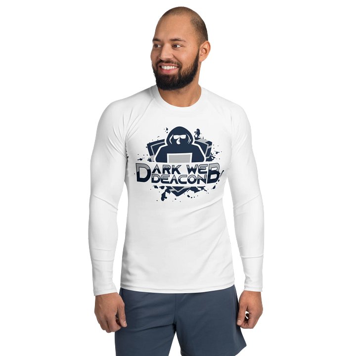 DWD Rash Guard Fitted Shirt - Blue Logo product image (1)