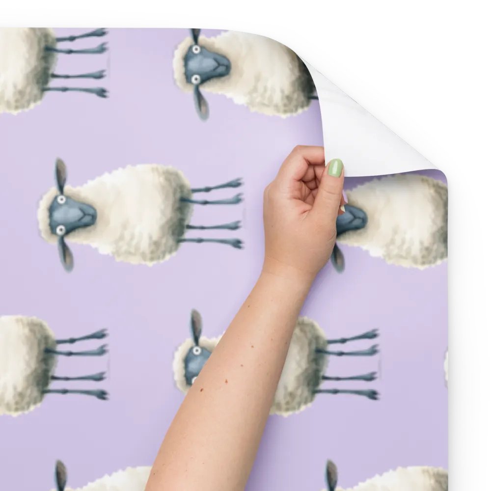 Quirky Sheep Wrapping paper product image (9)