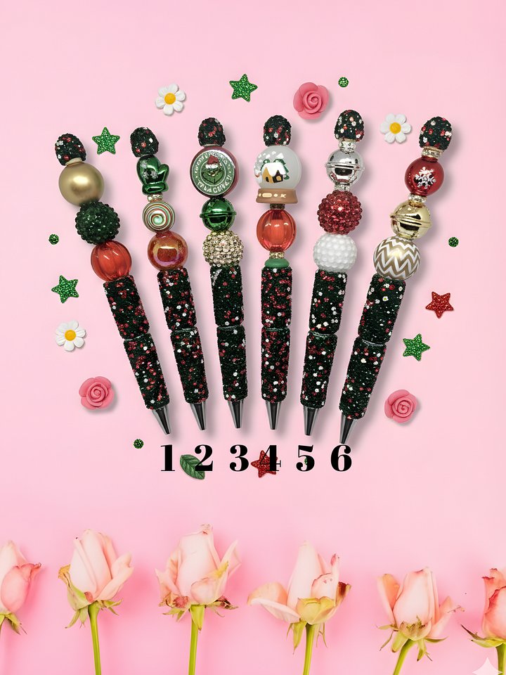 Christmas Beadable Pens product image (1)