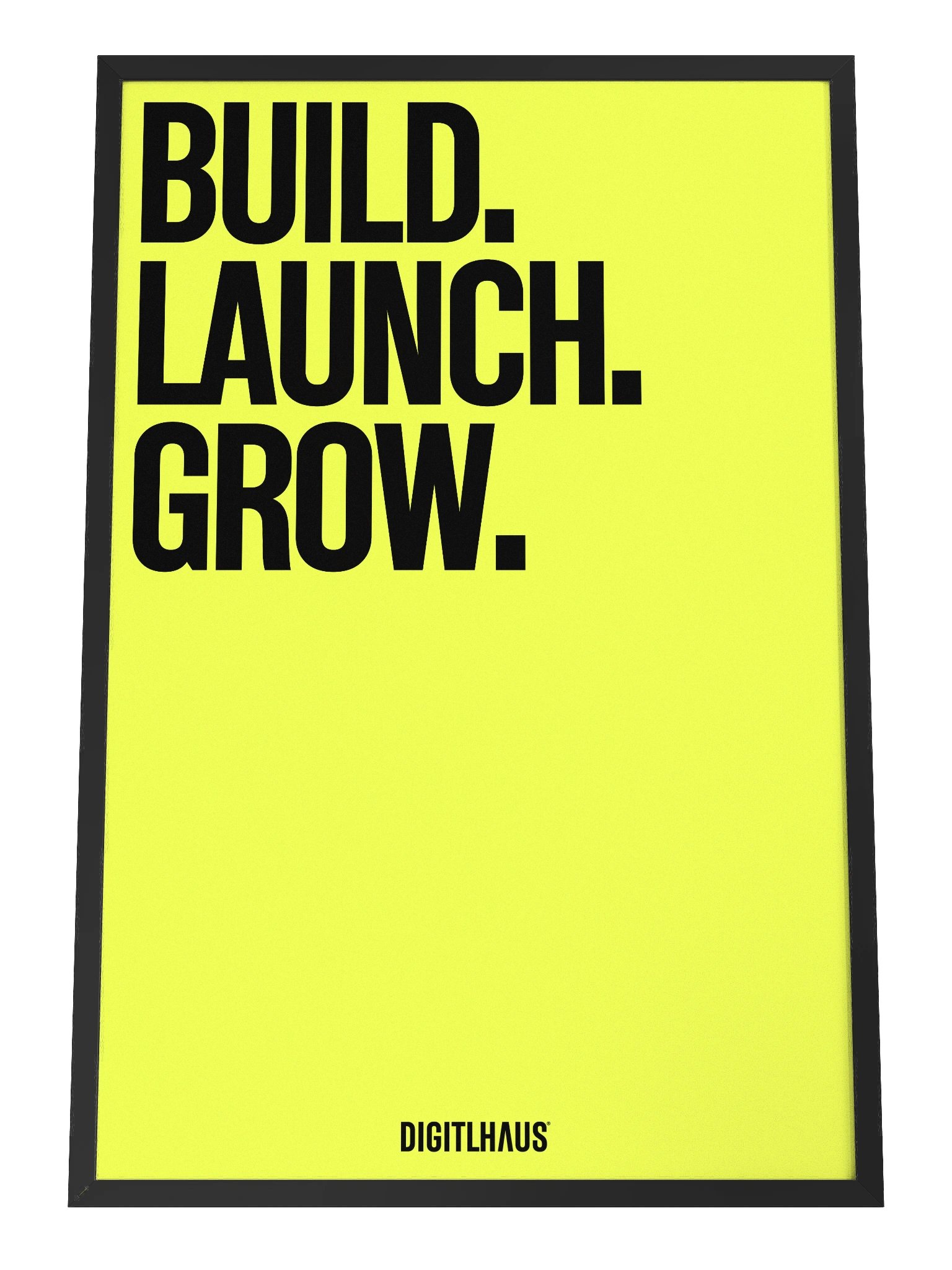 DigitlHaus Build Launch Grow Framed - 24"x36" product image (2)