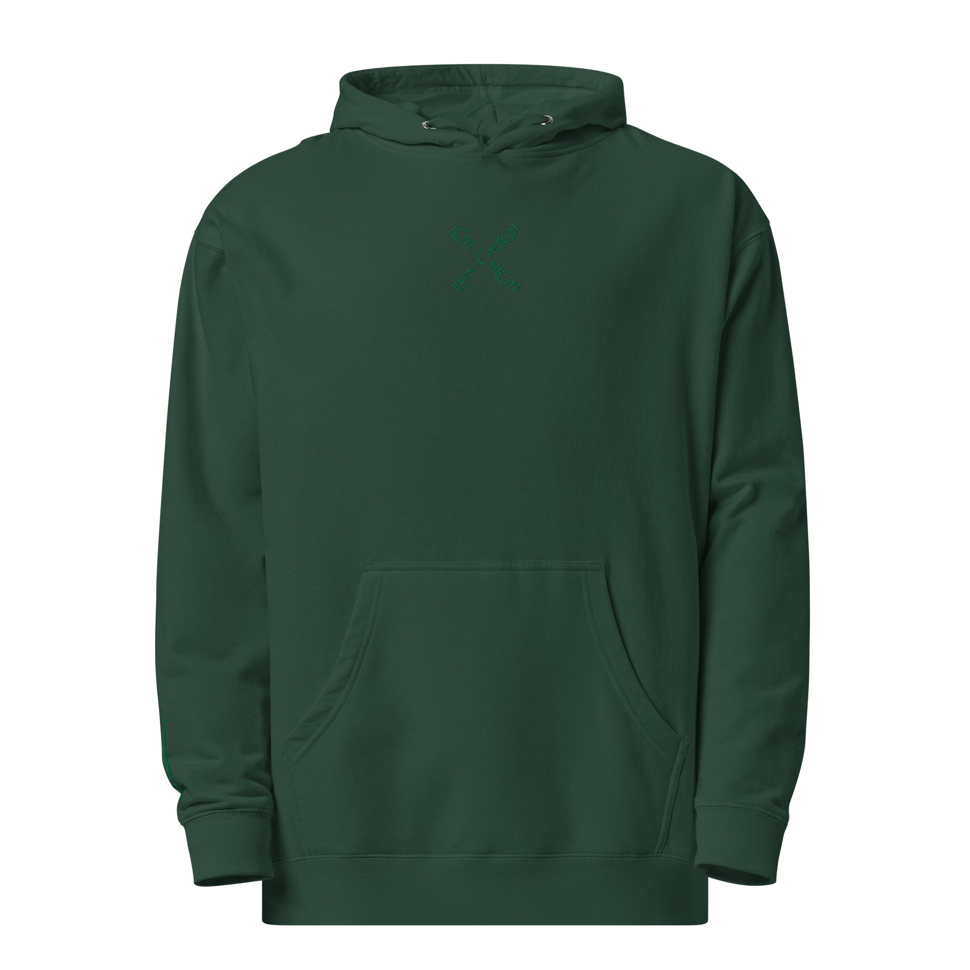 The Lives On HIGH | YTG STEALTH | UNISEX Hoodie | Alpine Green product image (7)