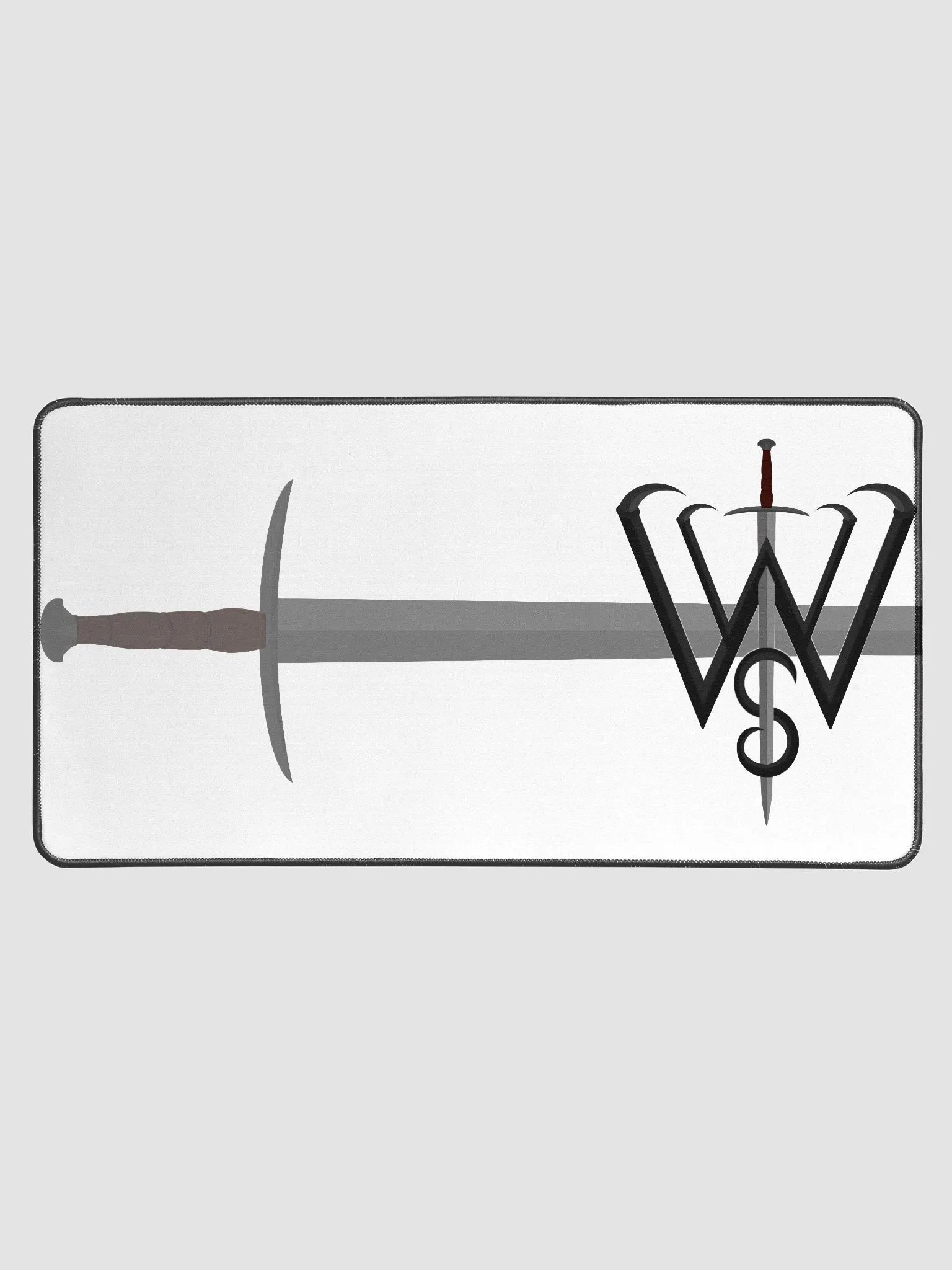 Sword + Logo XXL Mousepad product image (1)