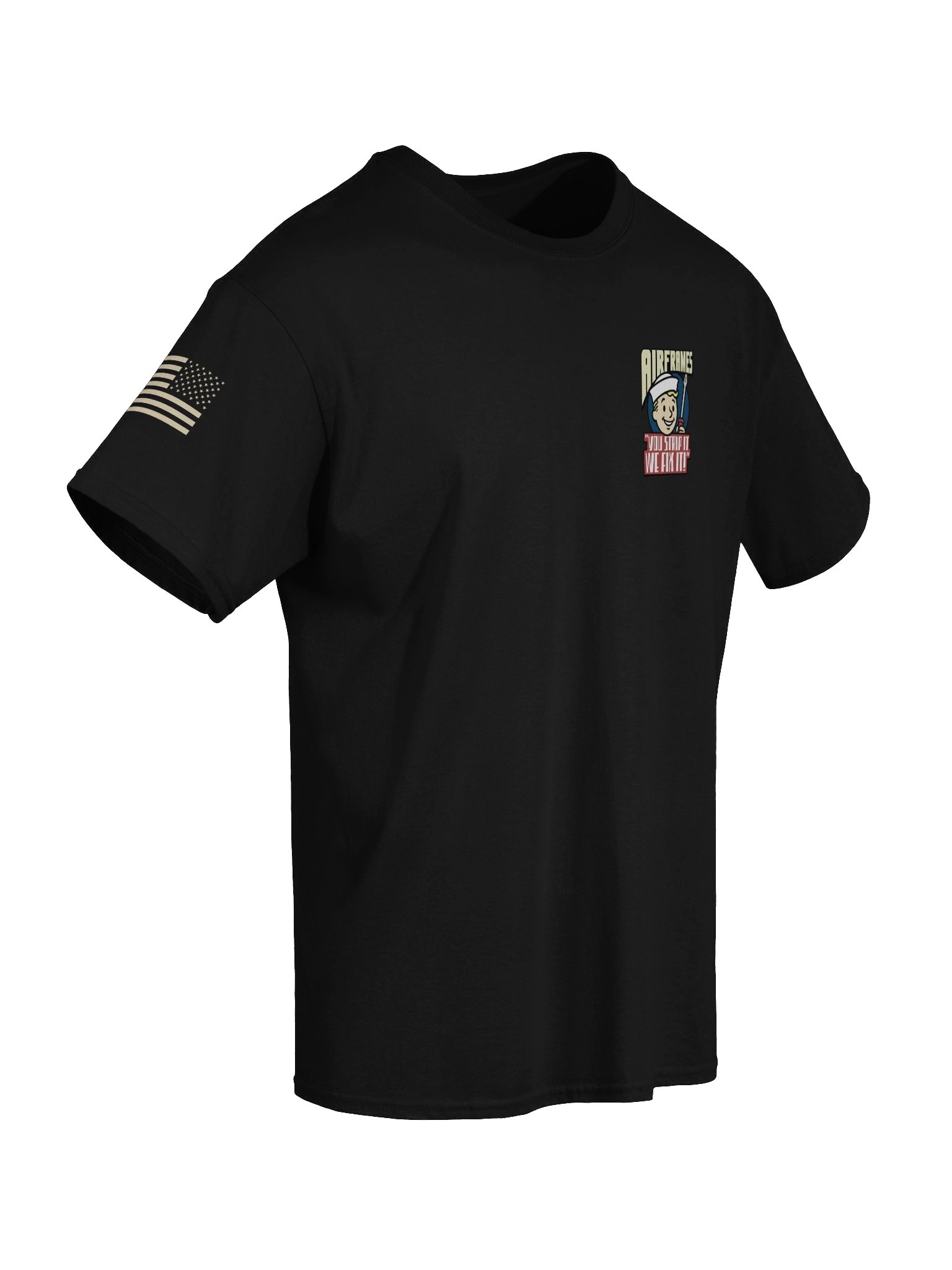 "AIRFRAMES: Strip it" Work Shirt product image (6)