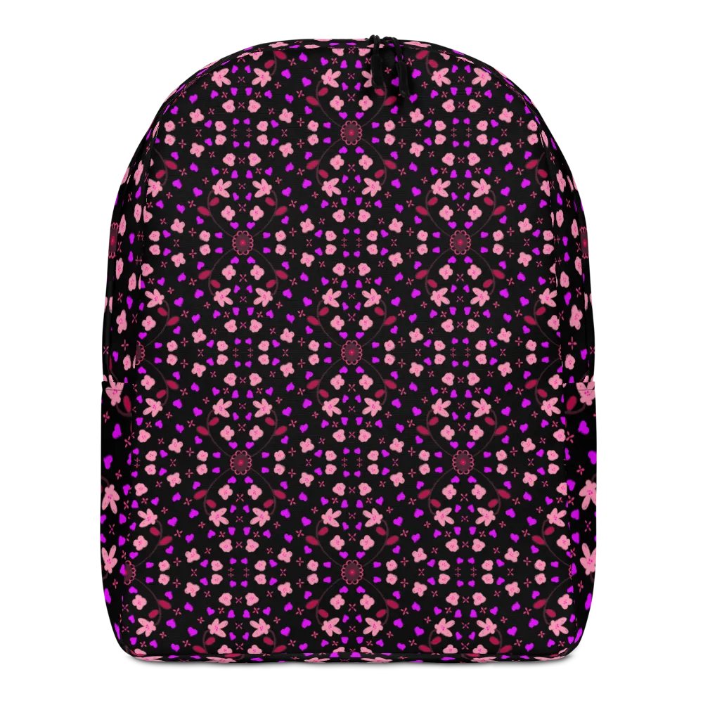 Hearts and Flowers Dark backpack product image (11)