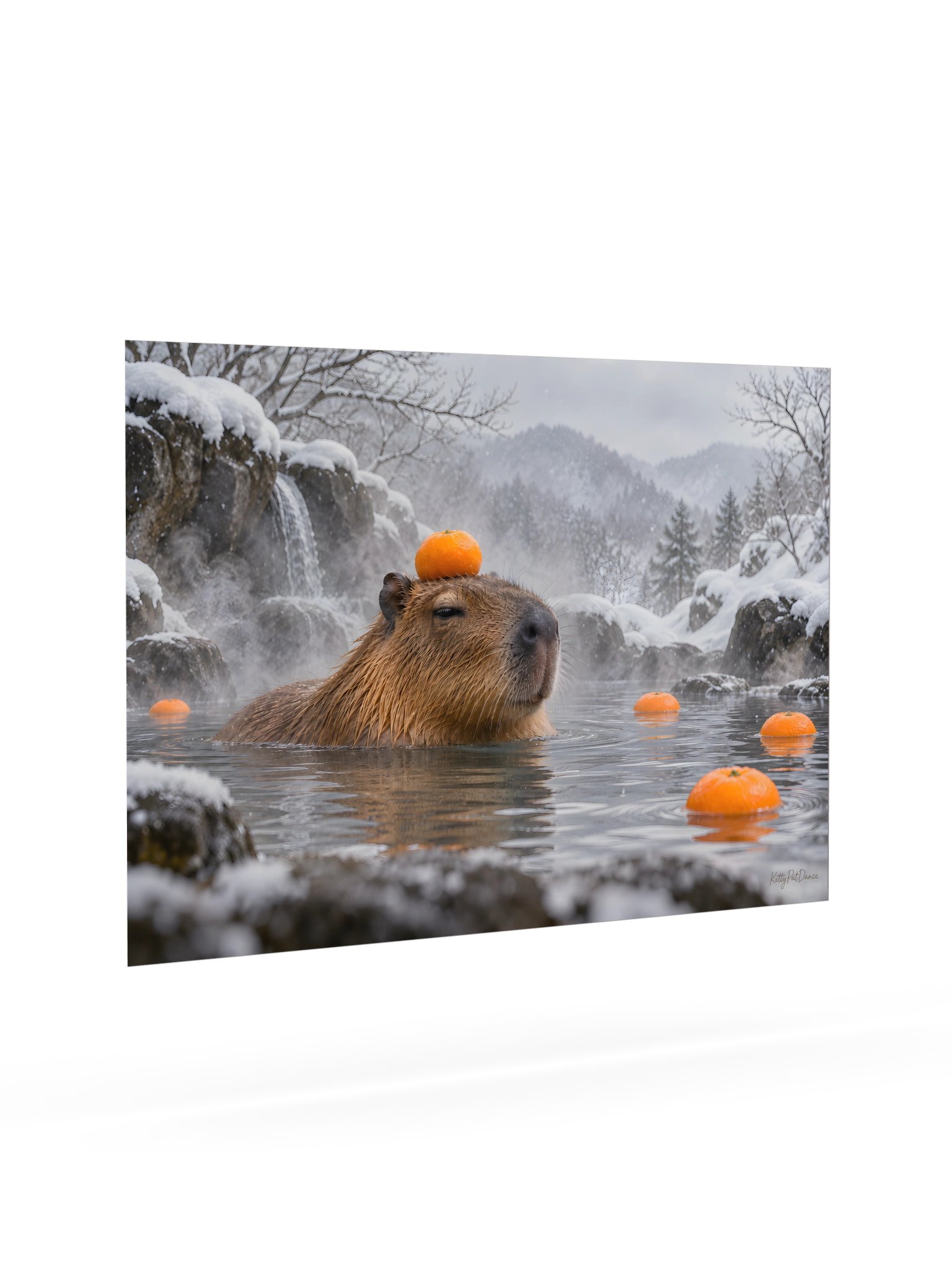 Winter Stillness — No Thoughts, Just Capybara | CA-PY-BA-RA product image (2)