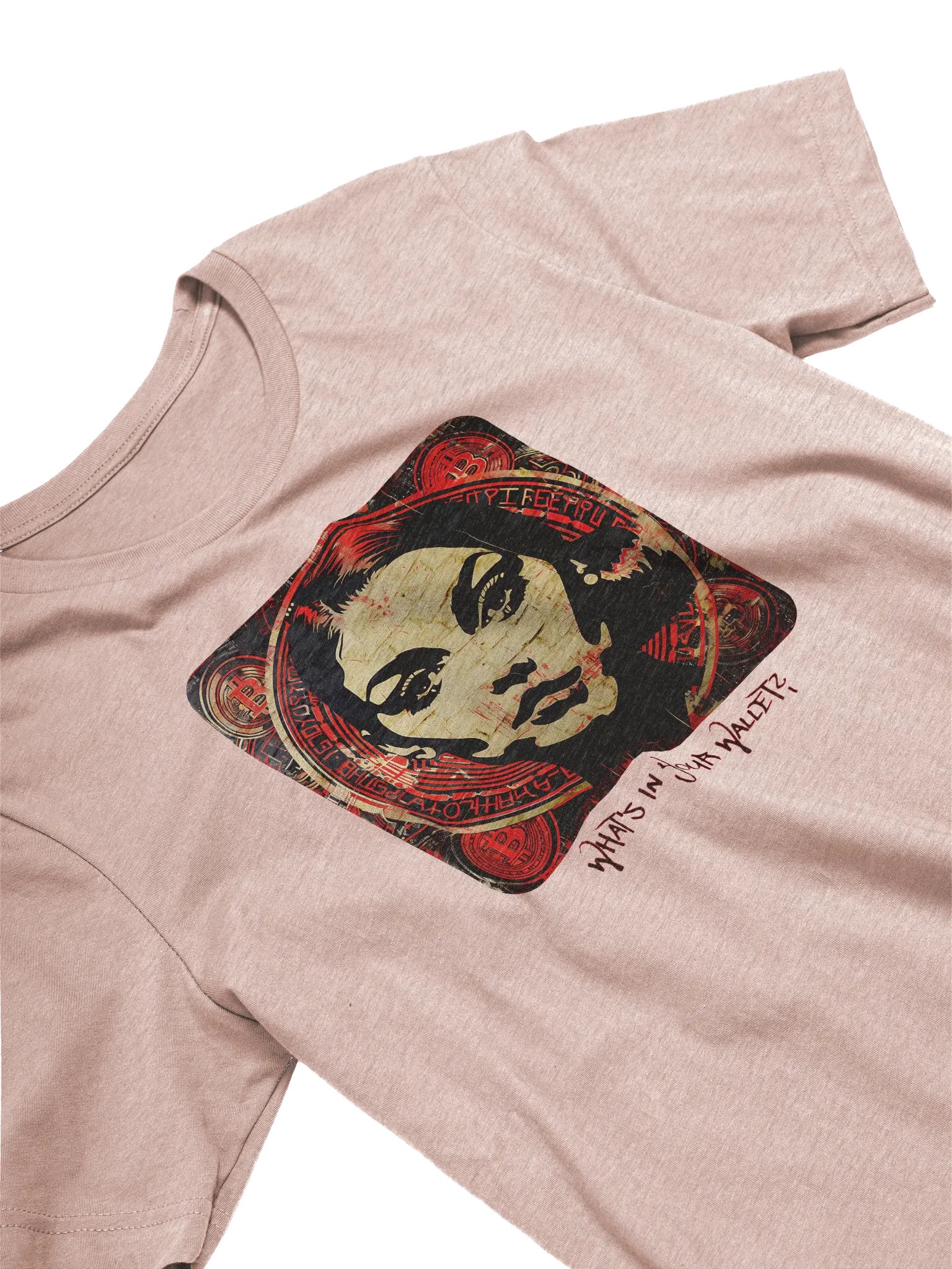 Bitcoin Street Art Portrait T-Shirt product image (4)