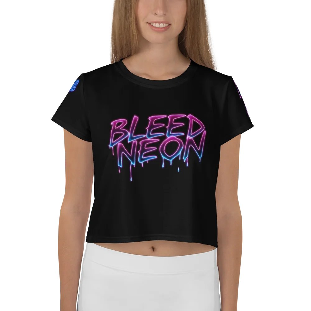 Bleed Neon Crop Graphic Tee product image (1)
