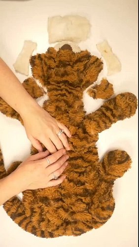 This poor tiger had her beautiful long white fur burned off in the dryer! 😵
She came to me for reconstruction, and now she lo...