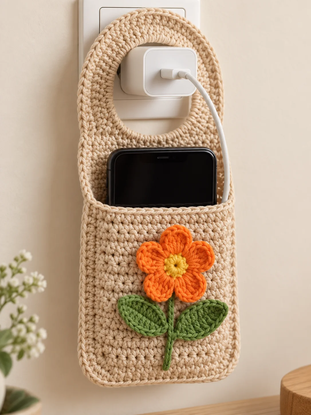 Crochet Phone Charging Holder PDF Pattern product image (4)