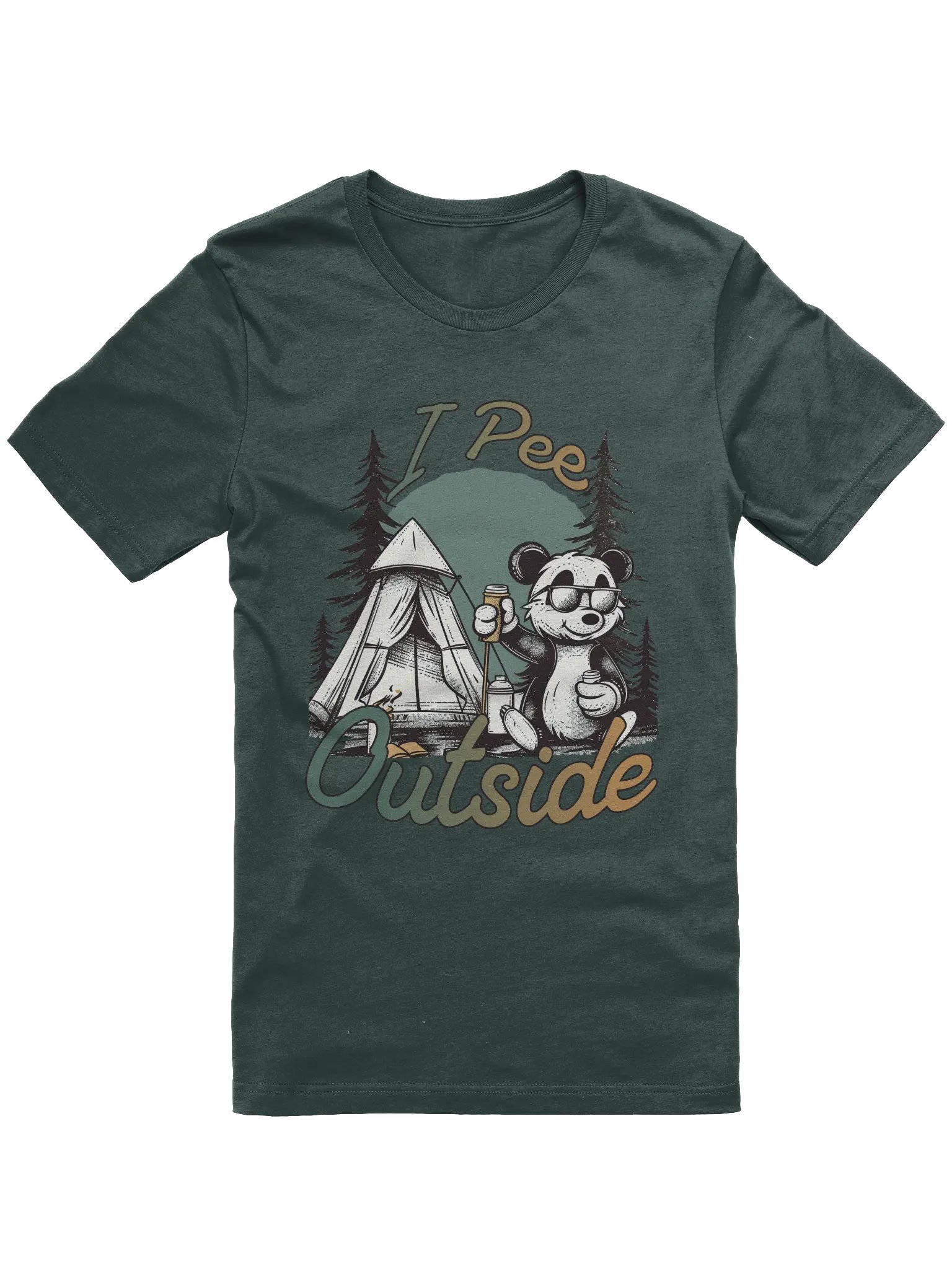 I Pee Outside - Funny Campfire T-shirt product image (1)