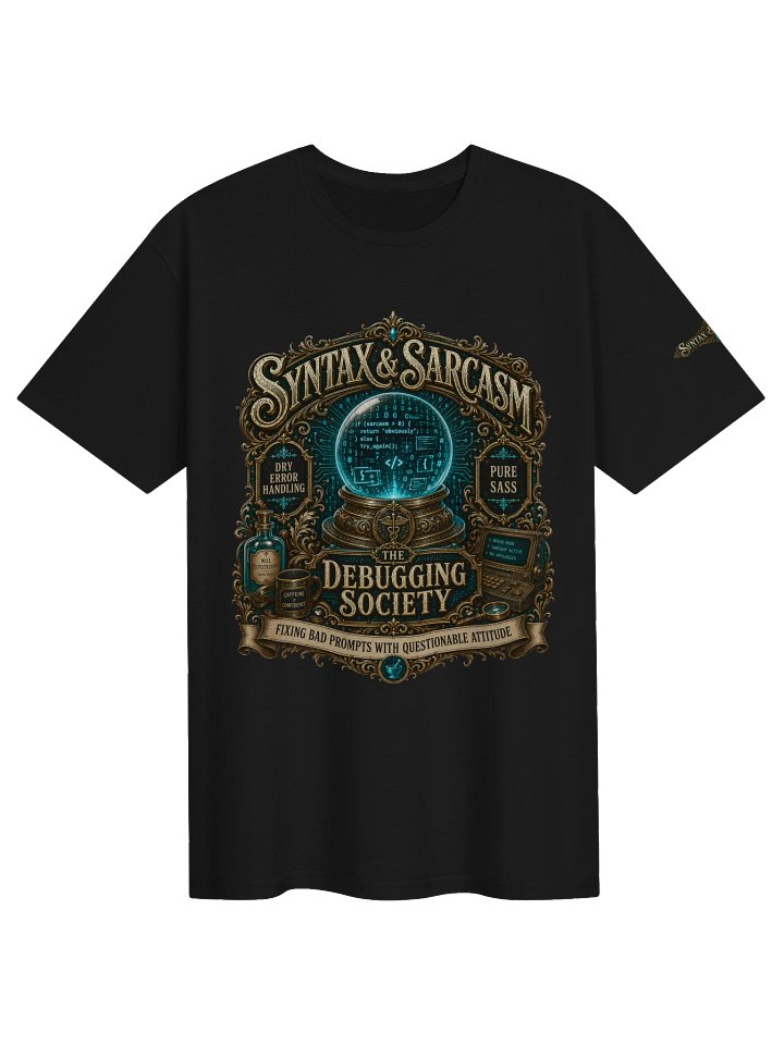 Syntax & Sarcasm Debugging Society Softstyle Coding T-Shirt product image (31)