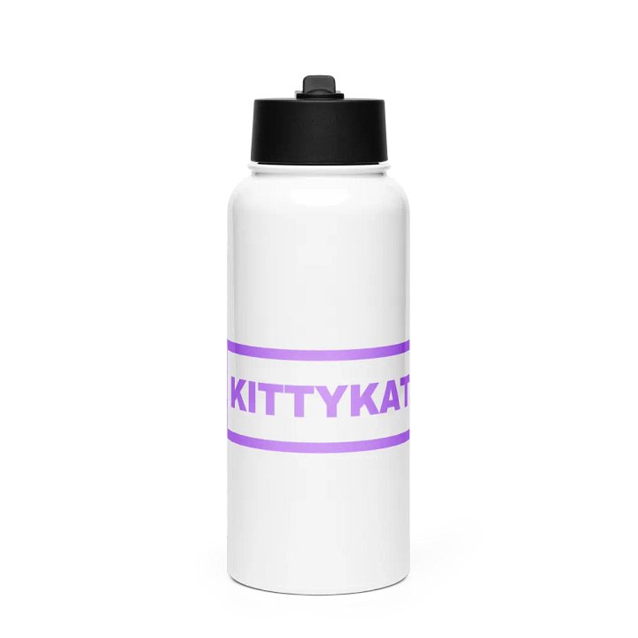 Kittykat23 Water Bottle with Straw Lid - Purple product image (1)
