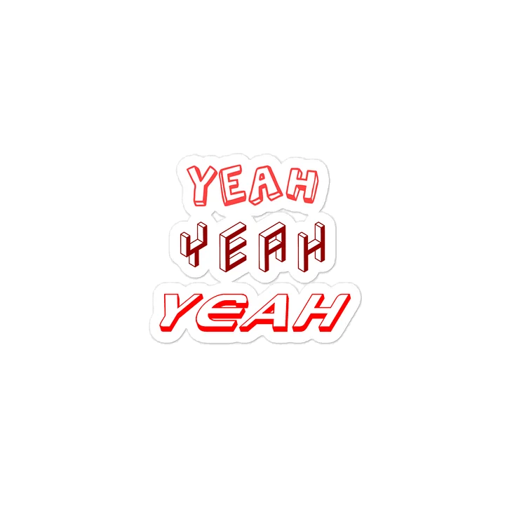 Yeah Quote Sticker product image (2)
