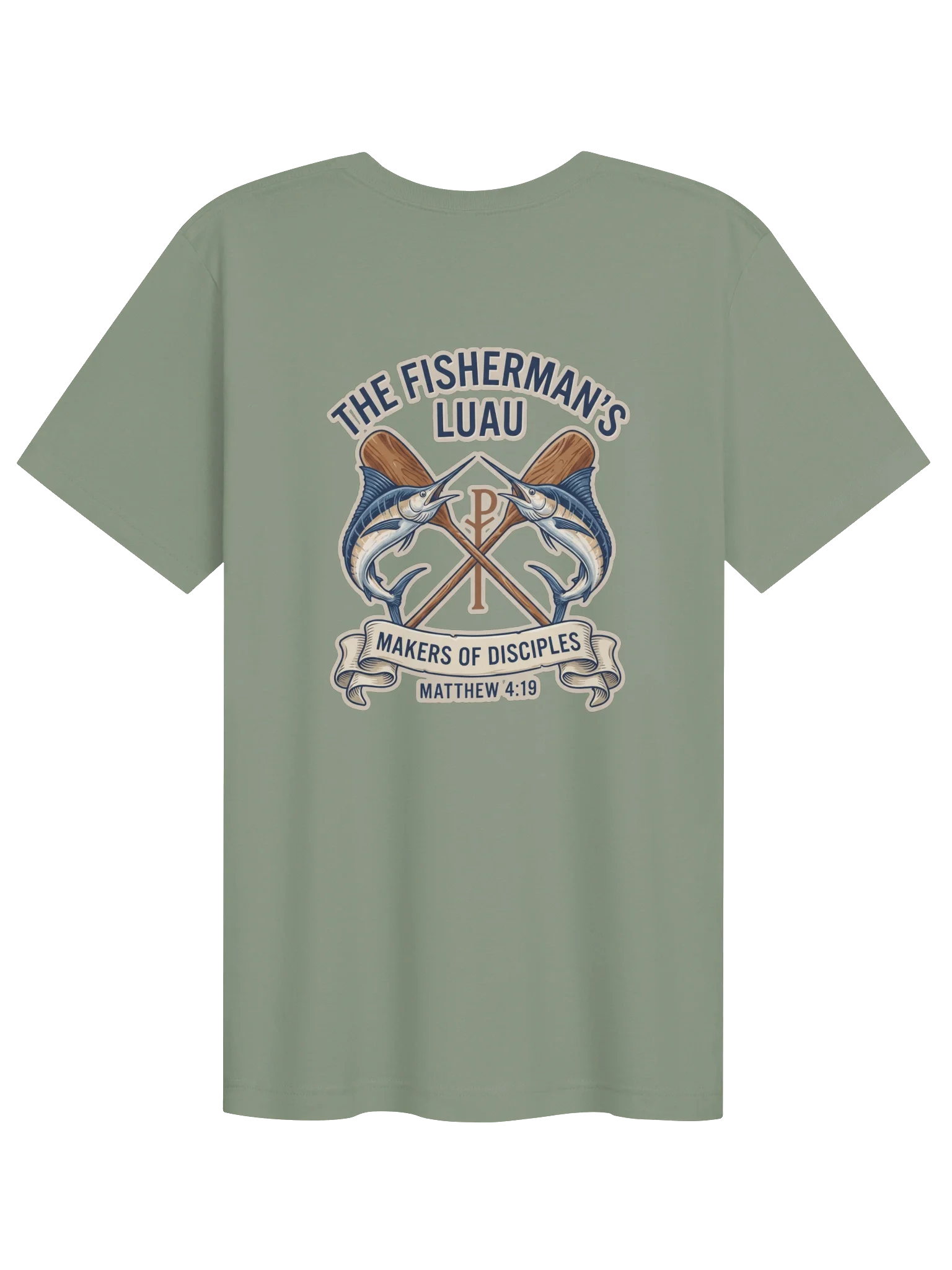 His House Ola Pono Unisex "The Fisherman's Luau" T-Shirt by His House
