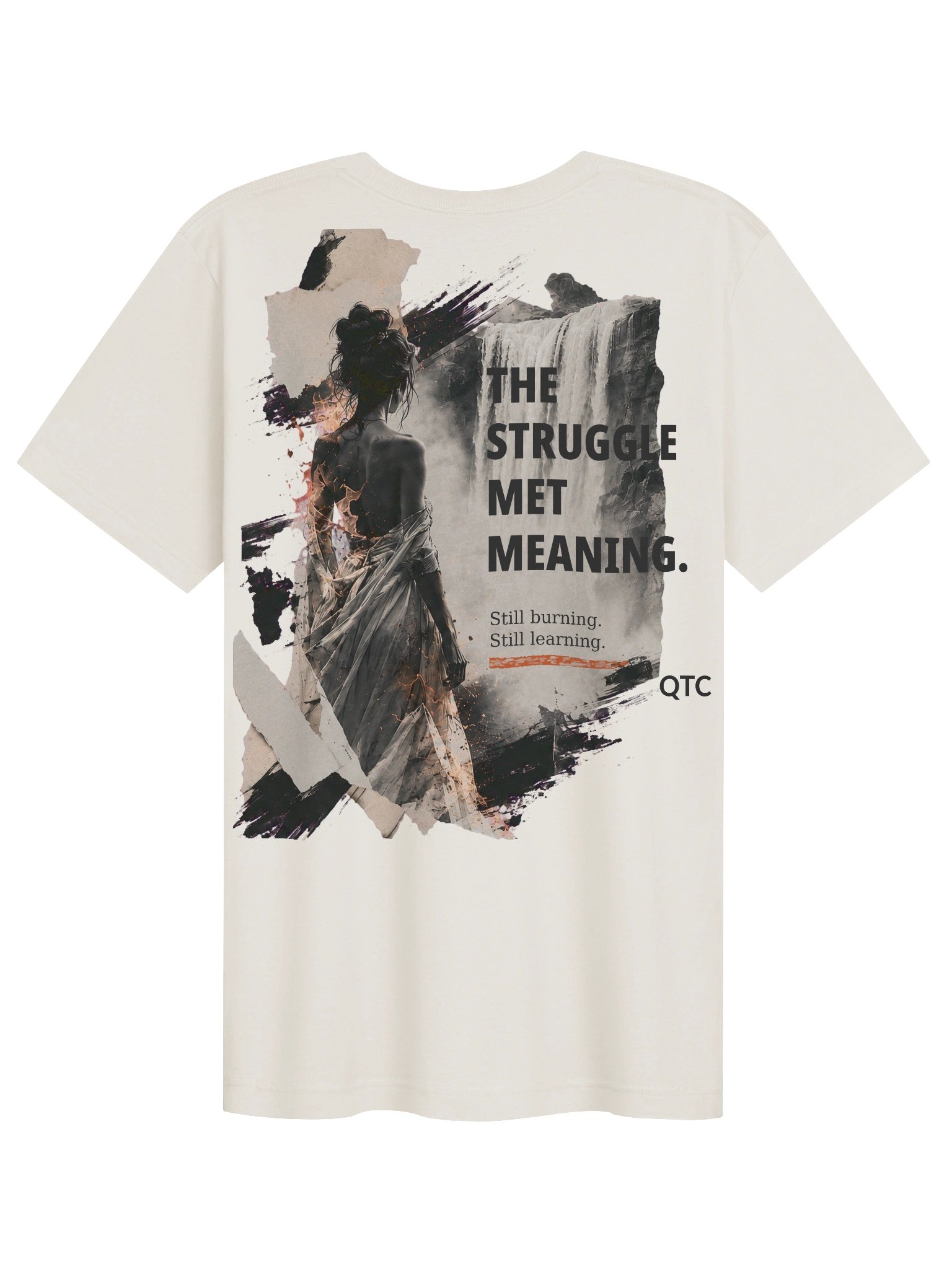 QTC — The Struggle Met Meaning Tee - Soft | White Line product image (1)