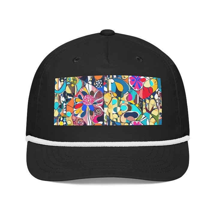 Vibrant Geometric Floral Cap product image (1)