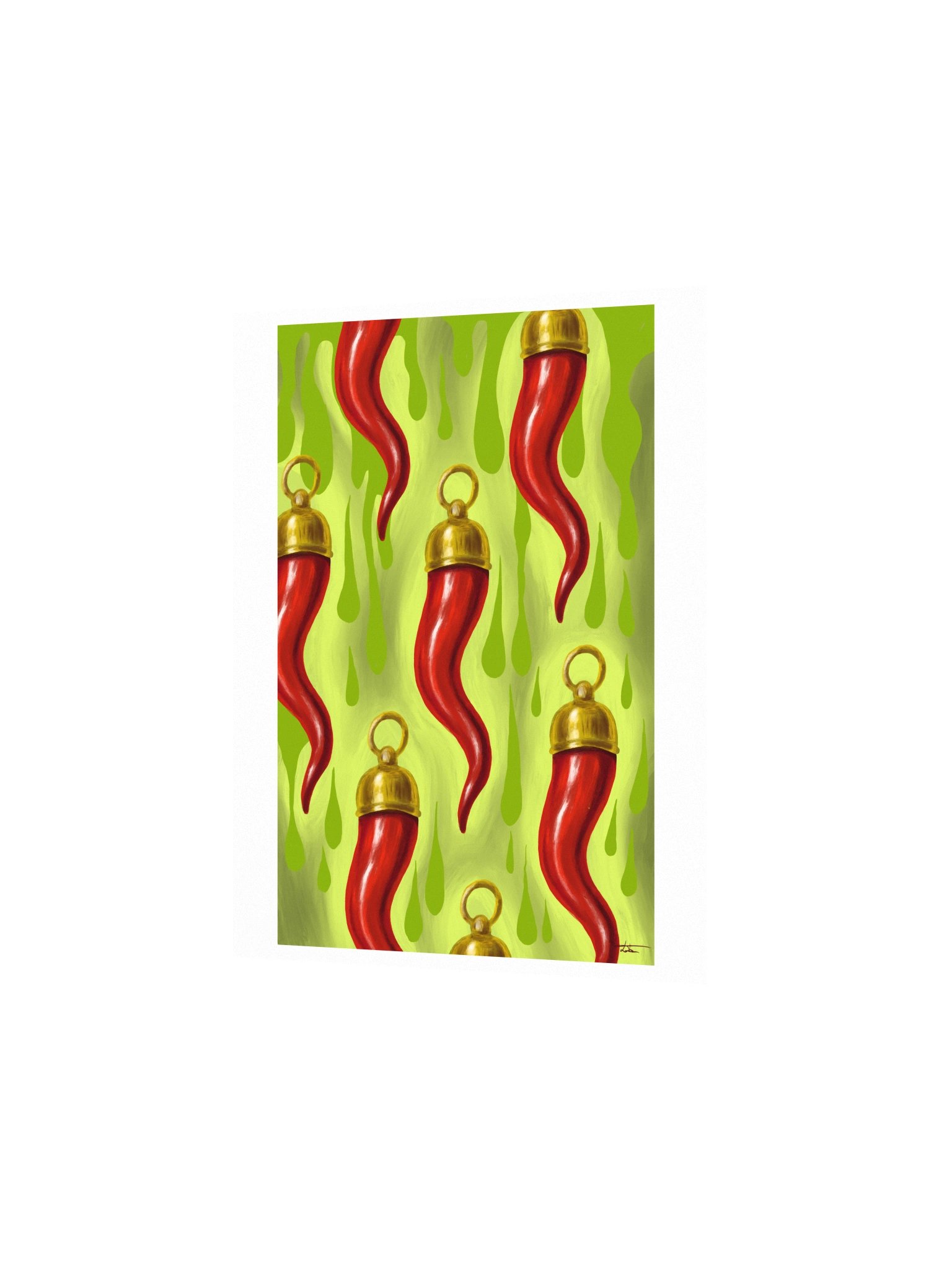 "Cornicello" Mini Poster | Lucky Charms Collection product image (2)