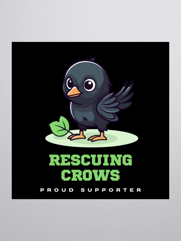 Proud Lucky Crow Supporter Sticker product image (1)