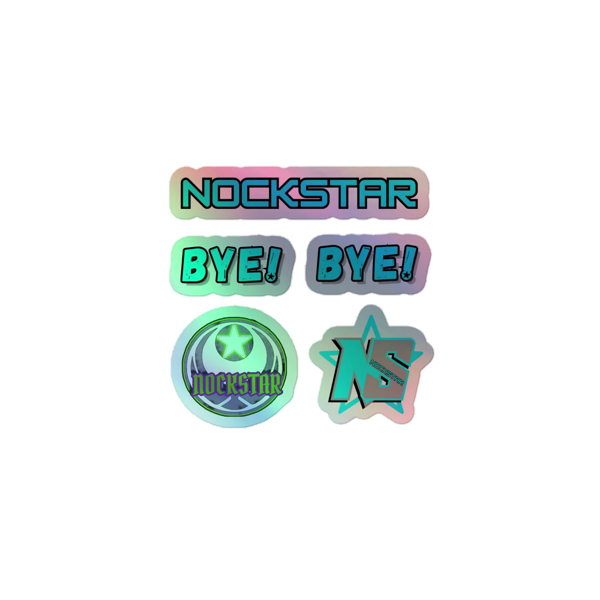 NOCKSTAR Holographic Sticker Set product image (1)