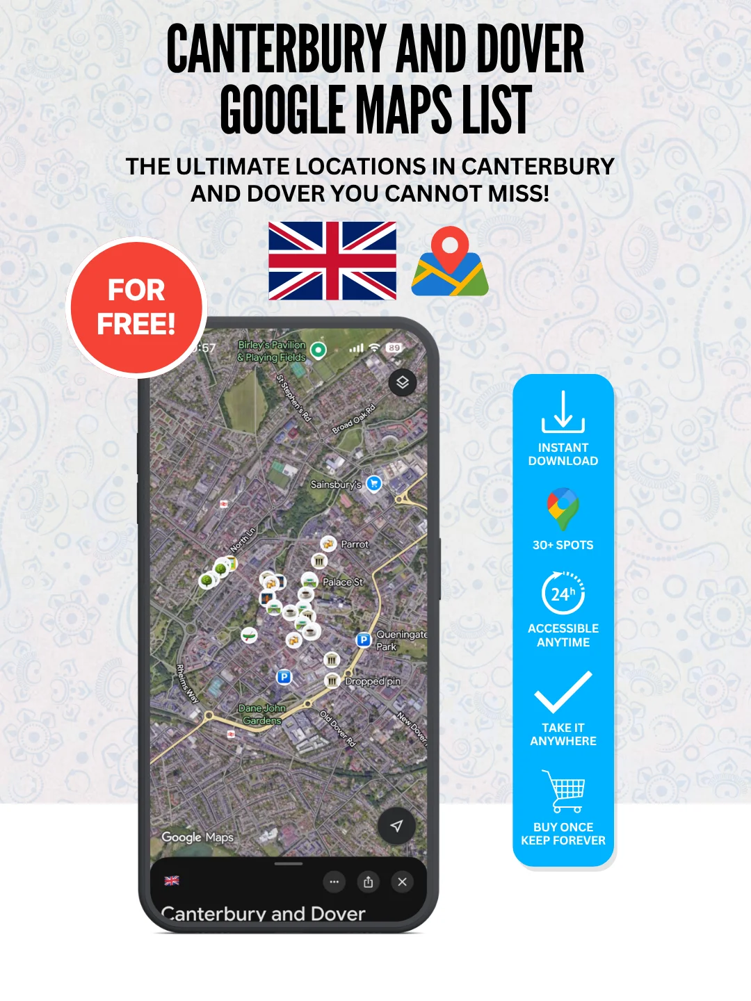 Canterbury and Dover Day Trip from London Guide + Free Google Maps List product image (3)