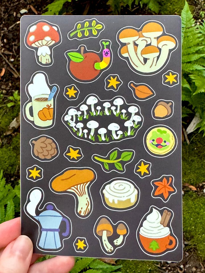 September 24' FALL GOODS Sticker Sheet product image (1)