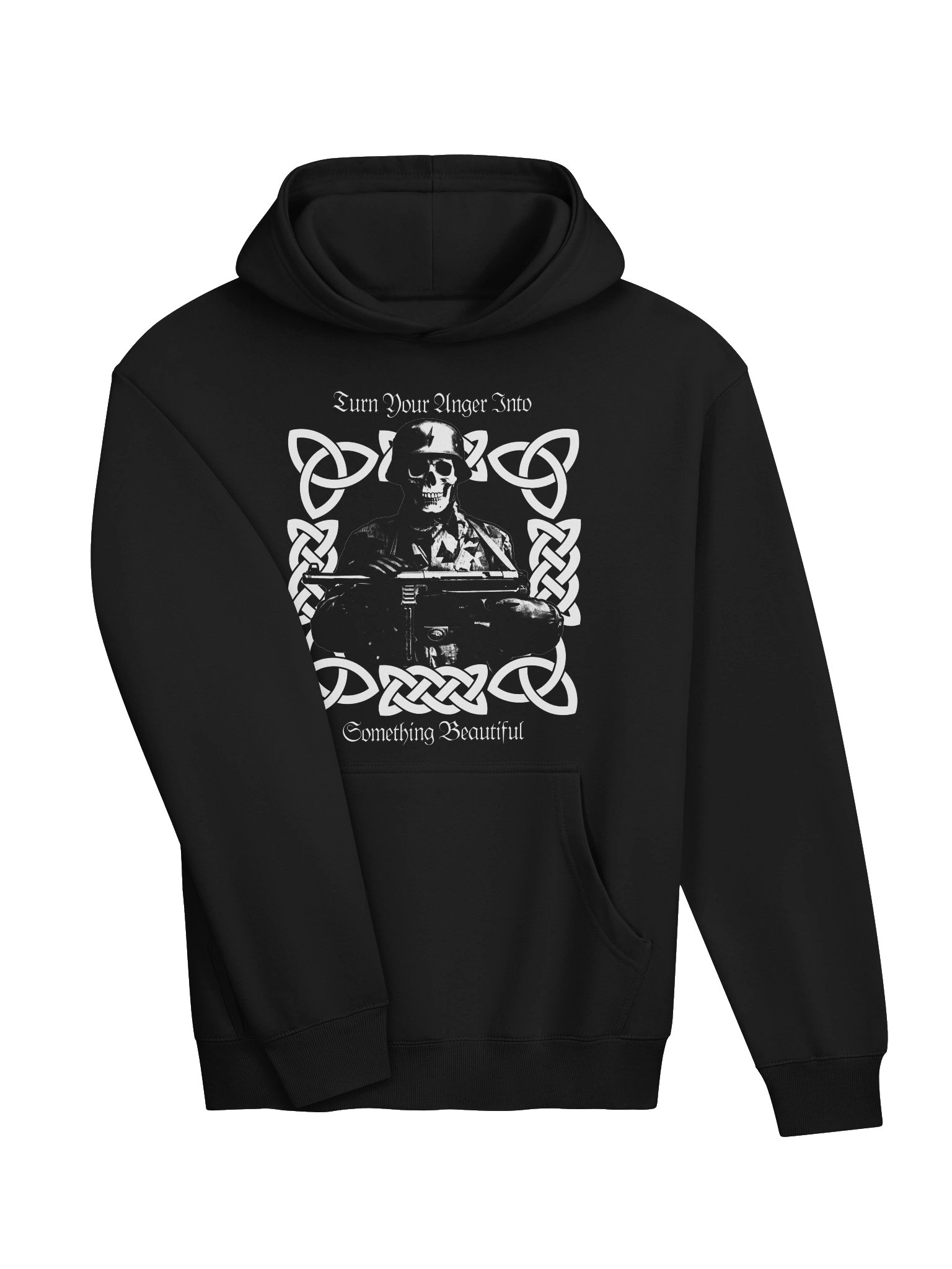 ANGER INTO BEAUTY HOODIE BACKPRINT product image (3)