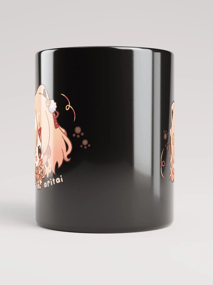 aritai 🐾 Chibi Mug (Black) product image (2)