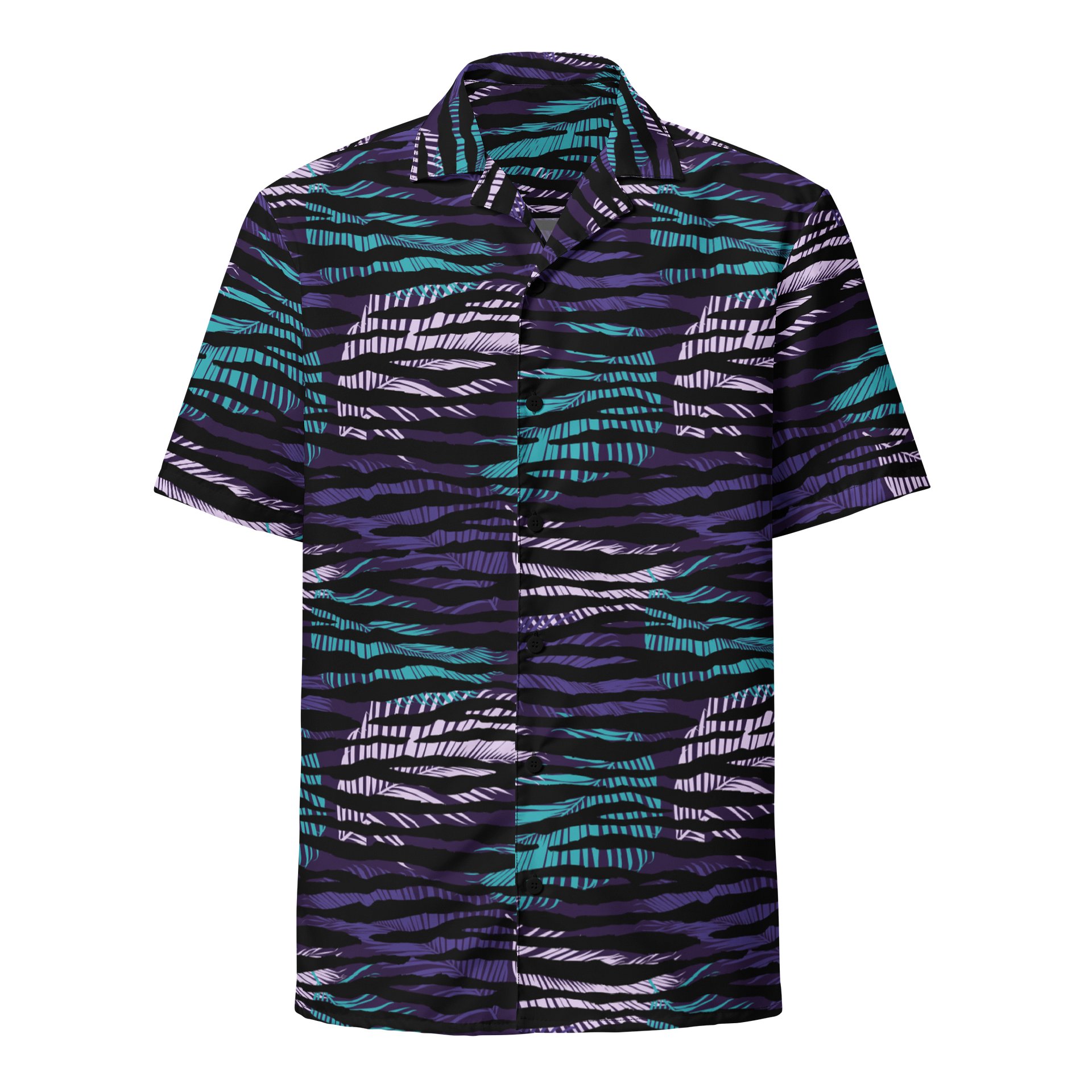 Vibrant Hawaiian Shirt with Fashionable Palm Leaf Design product image (1)