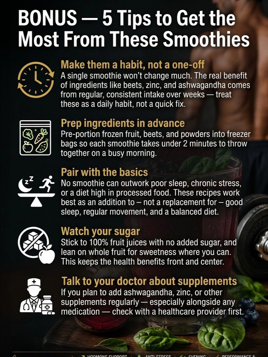 HARD WIRED : 10 Smoothie Recipes to Fuel Male Vitality & Blood Flow product image (2)