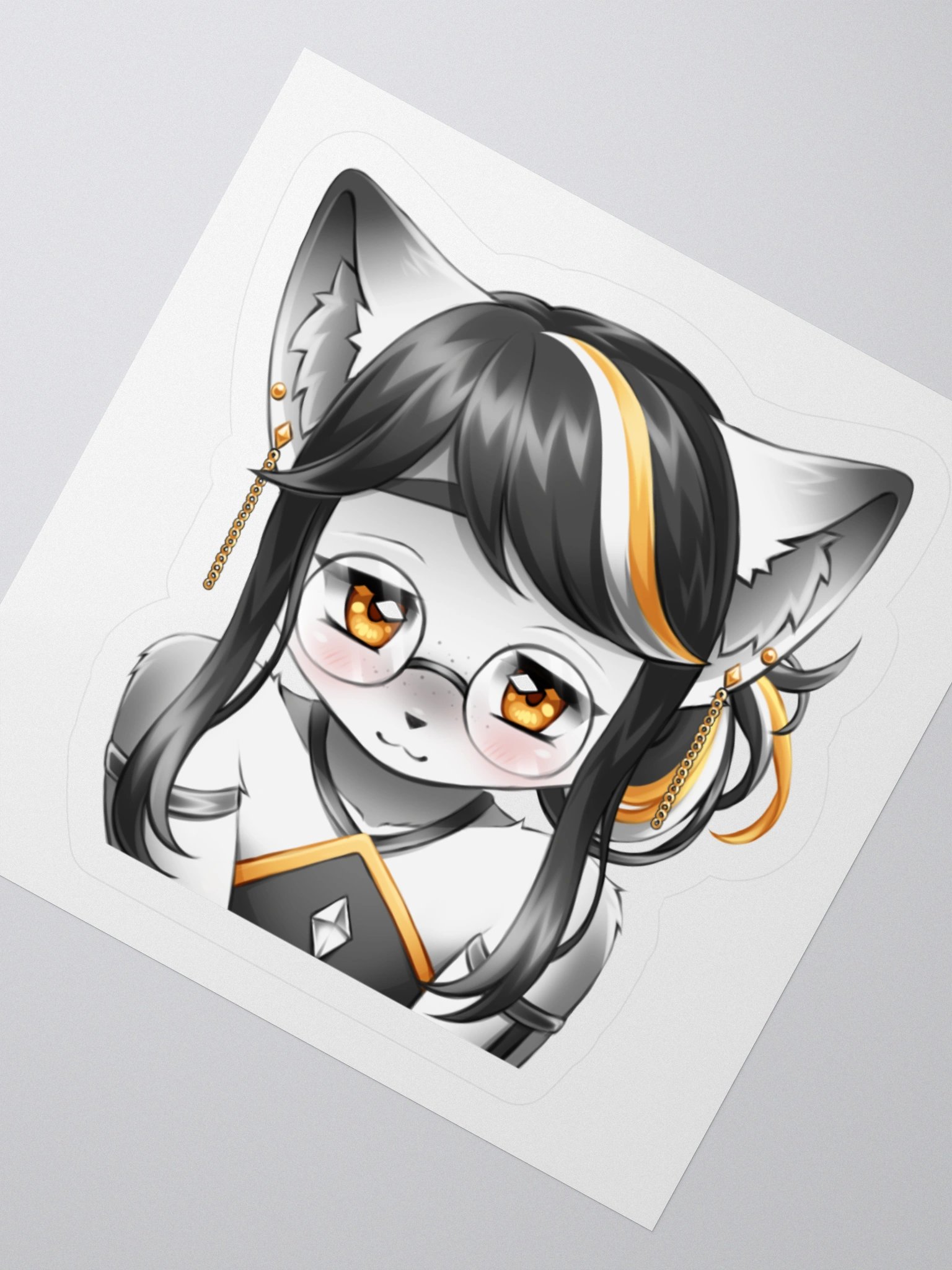 Cute Shiro Sticker product image (5)