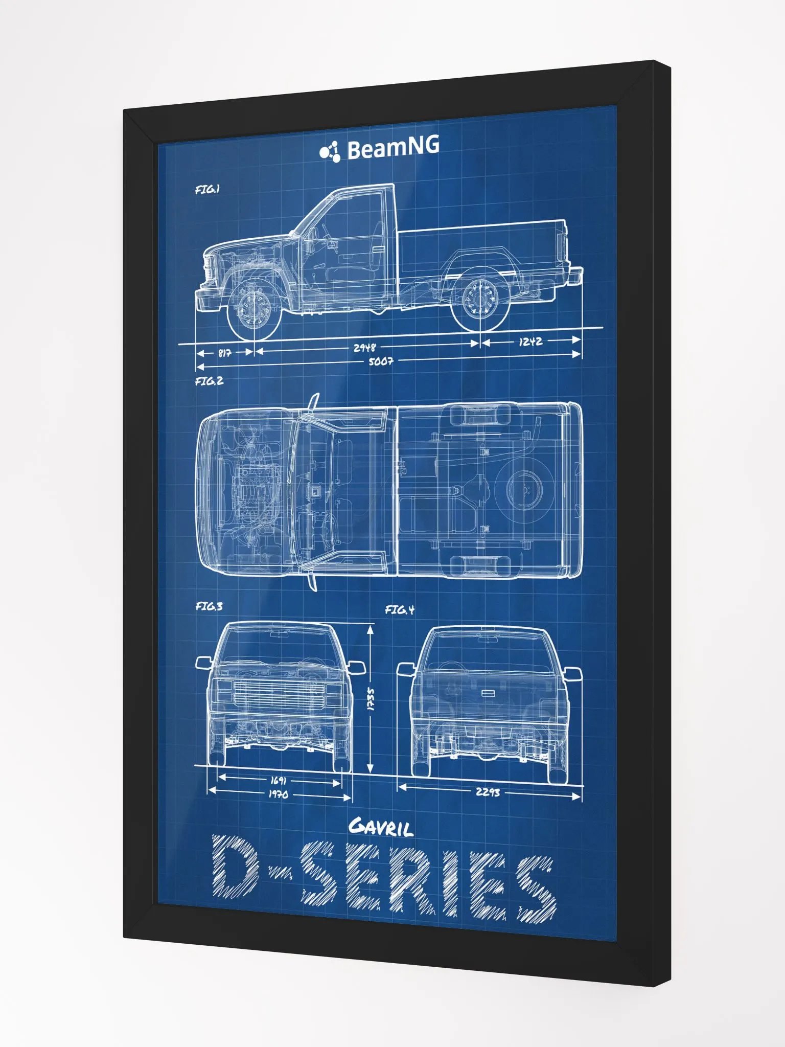 Framed Poster: Gavril D-Series Blueprint product image (3)